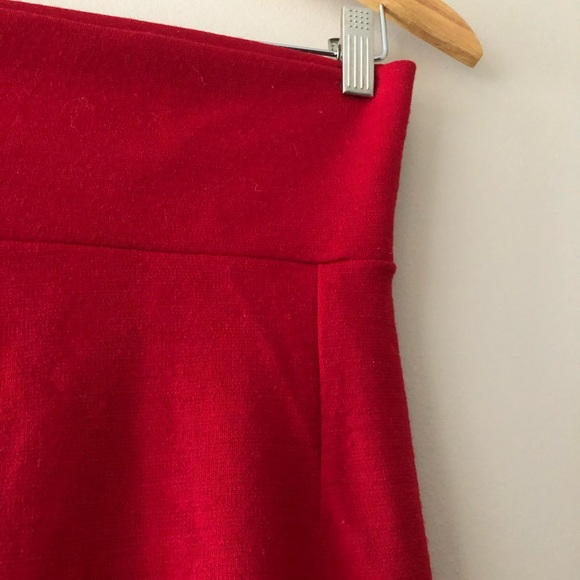 Vintage red and black fringe skirt - Picture 6 of 11